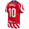 Original Fußballtrikot Atlético Madrid Correa 10 Heimtrikot 2022-23 Für Herren